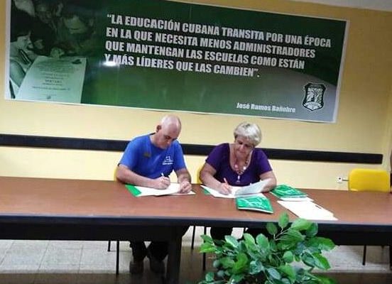 Firman convenio colaborativo los Joven Club y la Universidad en Ciego de Ávila