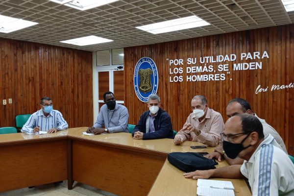 Viceprimer Ministro Jorge Luis Perdomo Di-Lella realiza visita de trabajo a la Universidad de Ciego de Ávila